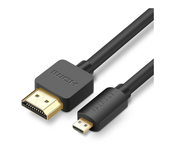 UGREEN Kabel micro HDMI - HDMI 4K 3D 2m czarny - 1489077 - zdjęcie